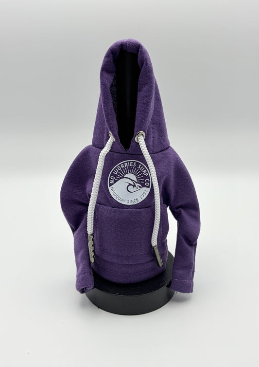 Mini Gear Knob Hoodie - Wave - Purple