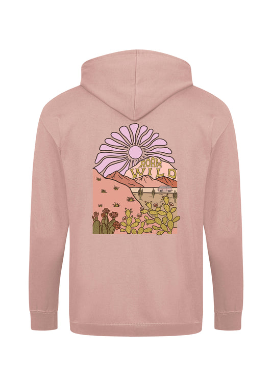 Adults Zip-Up Roam Wild Hoodie