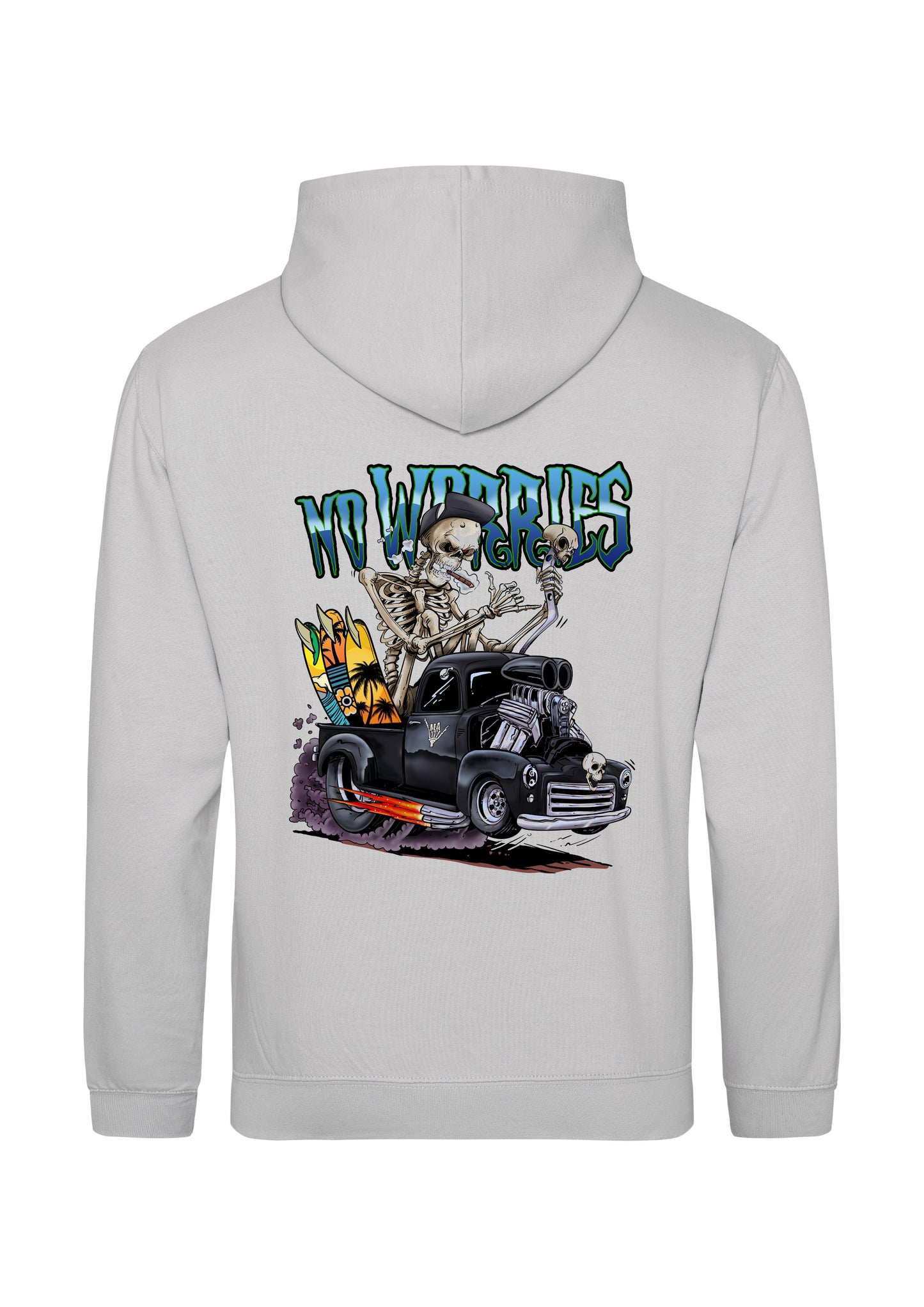 Adults Skull Racer Hoodie