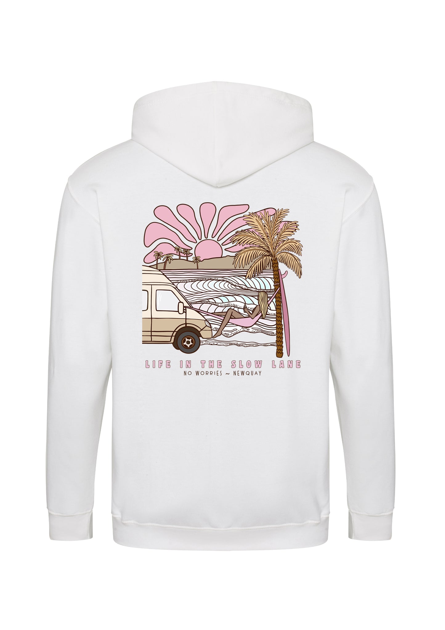 Adults Zip-Up The Slow Lane Hoodie