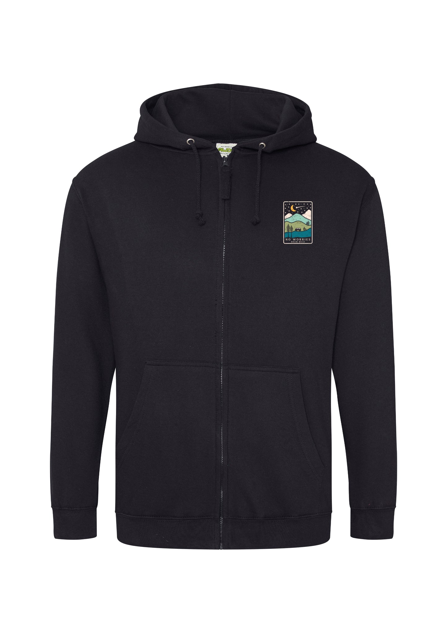 Adults Zip-Up Roam the Night Hoodie