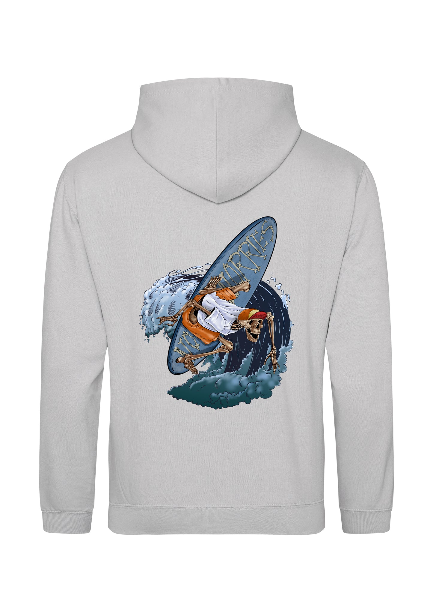 Adults Surfing Skeleton Hoodie