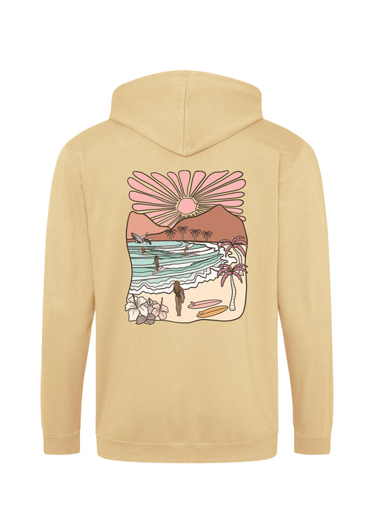 Adults Zip-Up Sunset Session Hoodie