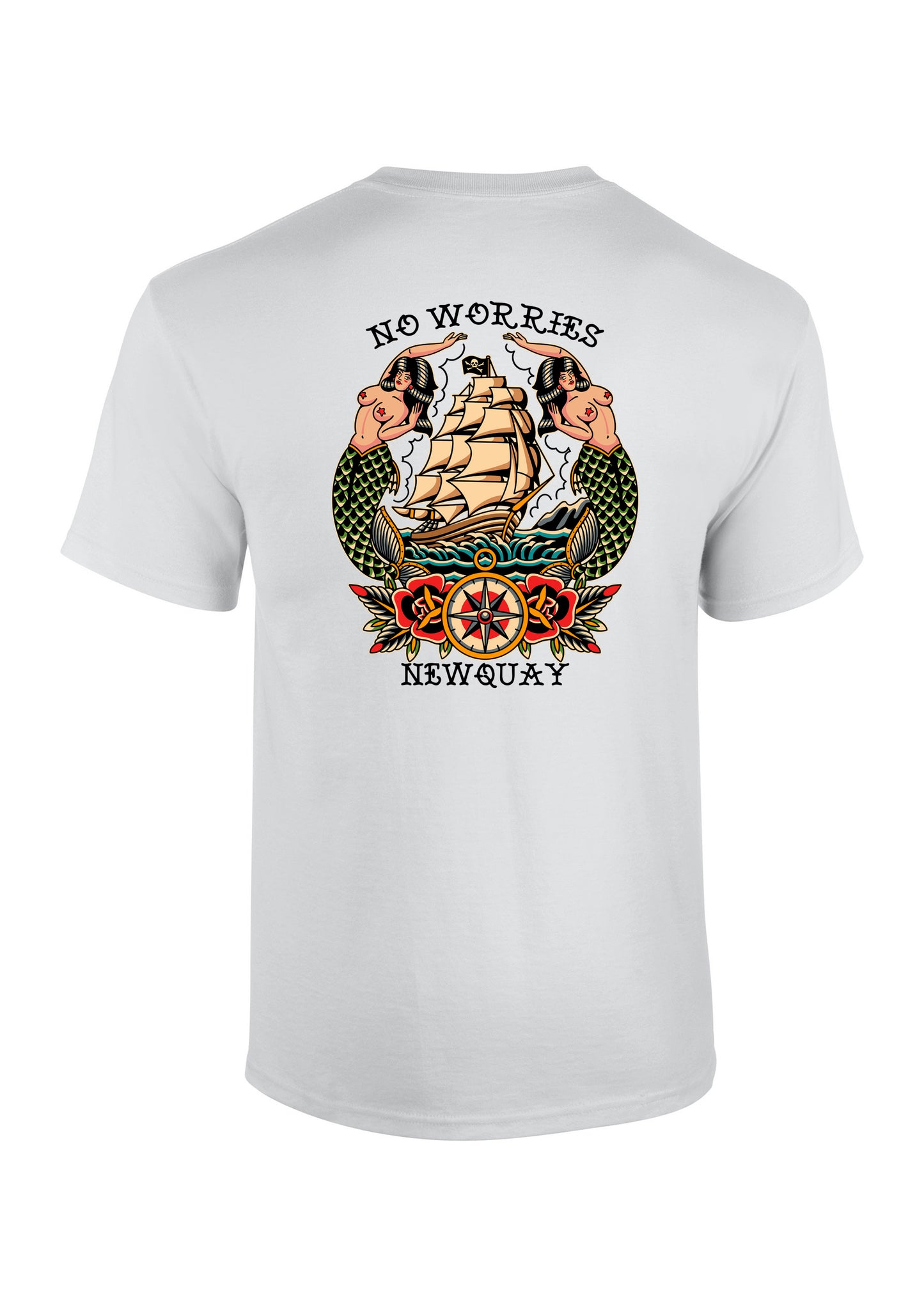 Adults Mermaid Ship T-Shirt