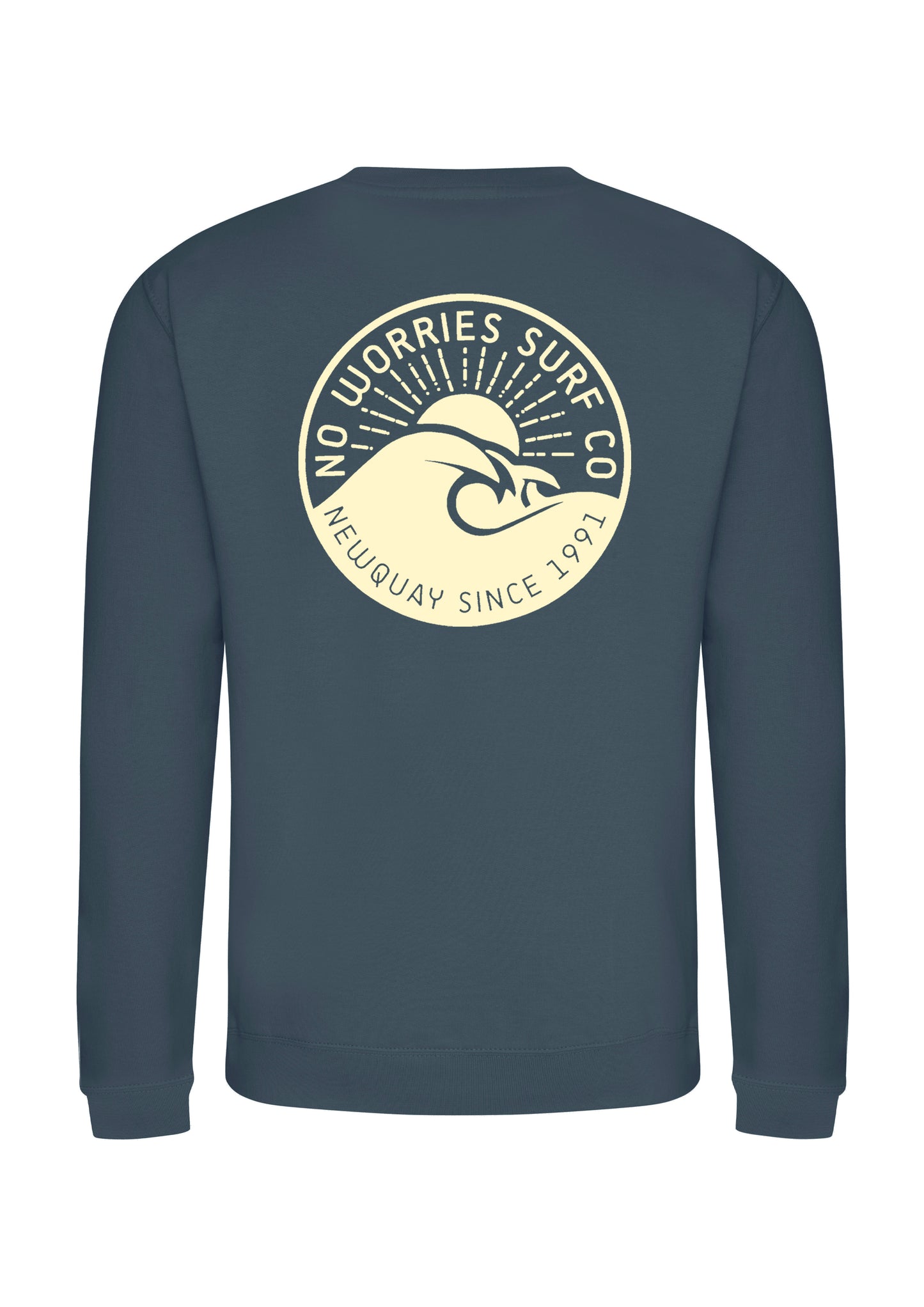 Adults Wave Sweatshirt-Airforce