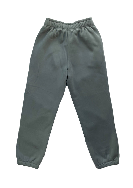 Adults Embroidered Wave Joggers-Grey