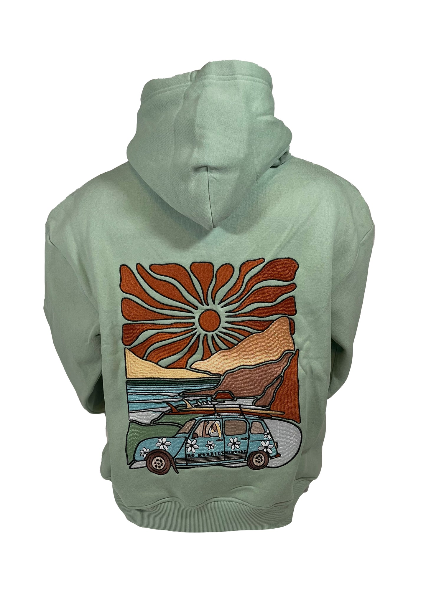 Adults Embroidered Summer Cruisin' Hoodie