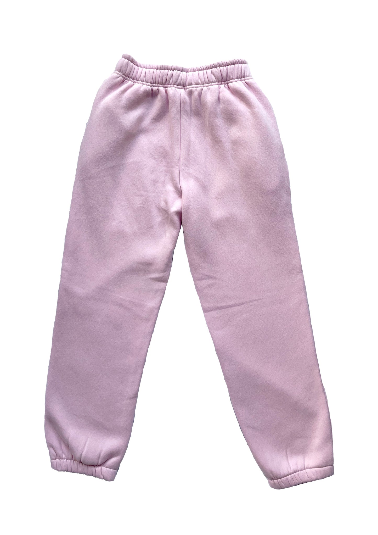Adults Embroidered Sun Joggers-Baby Pink