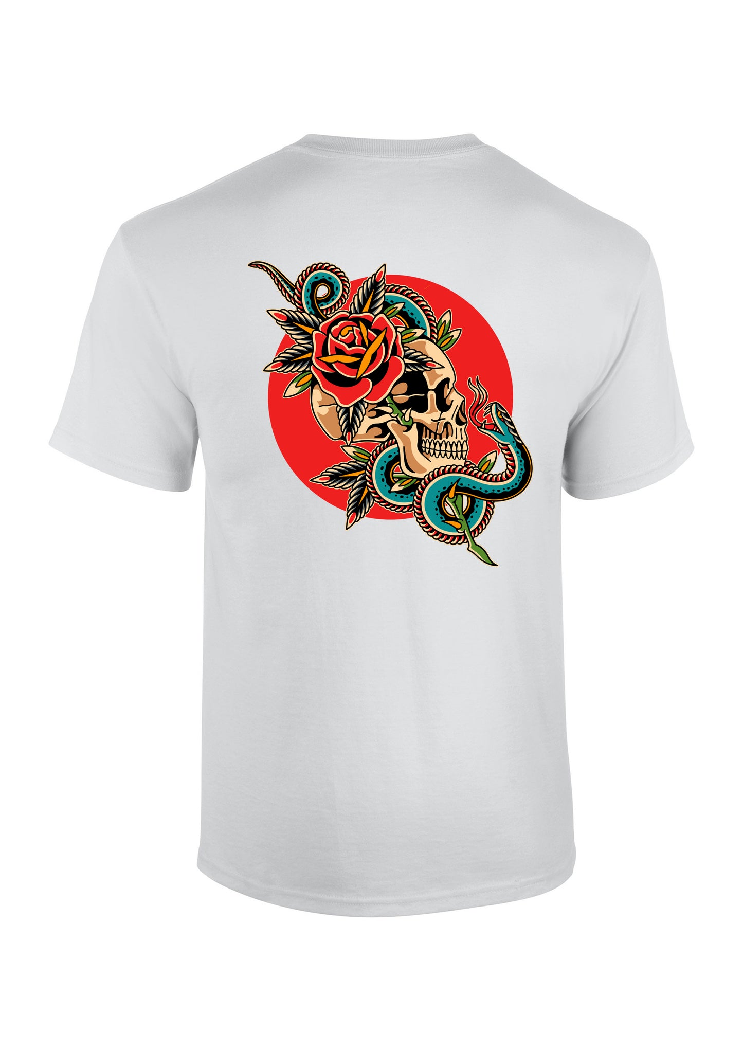 Adults Skull Rose T-Shirt
