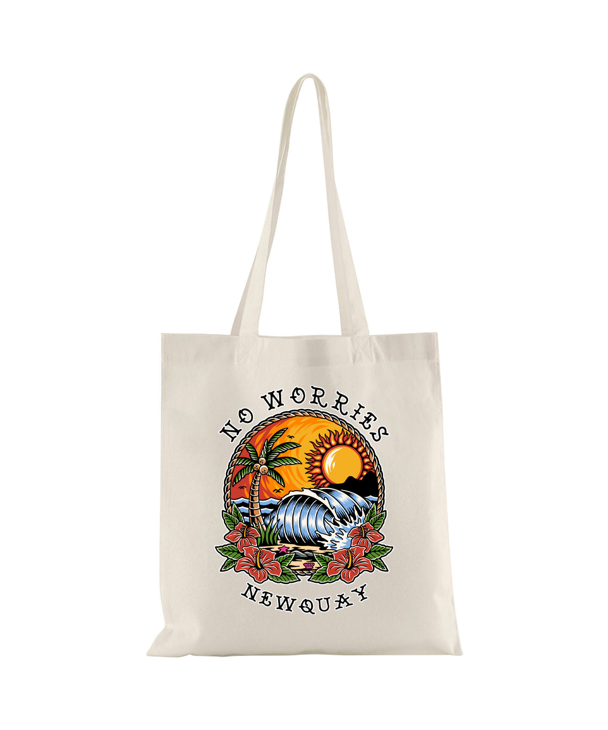 Beach Tattoo Tote Bag