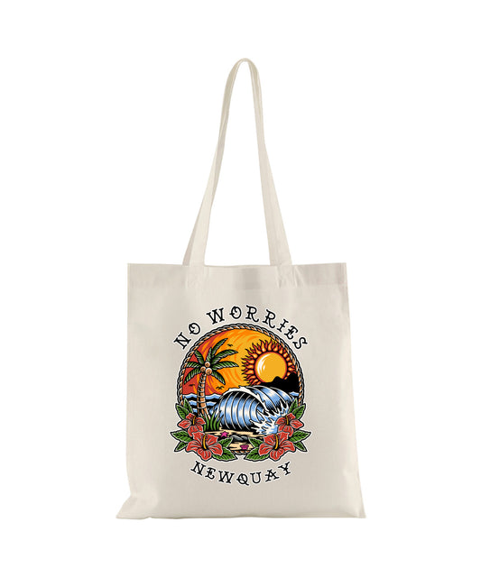 Beach Tattoo Tote Bag