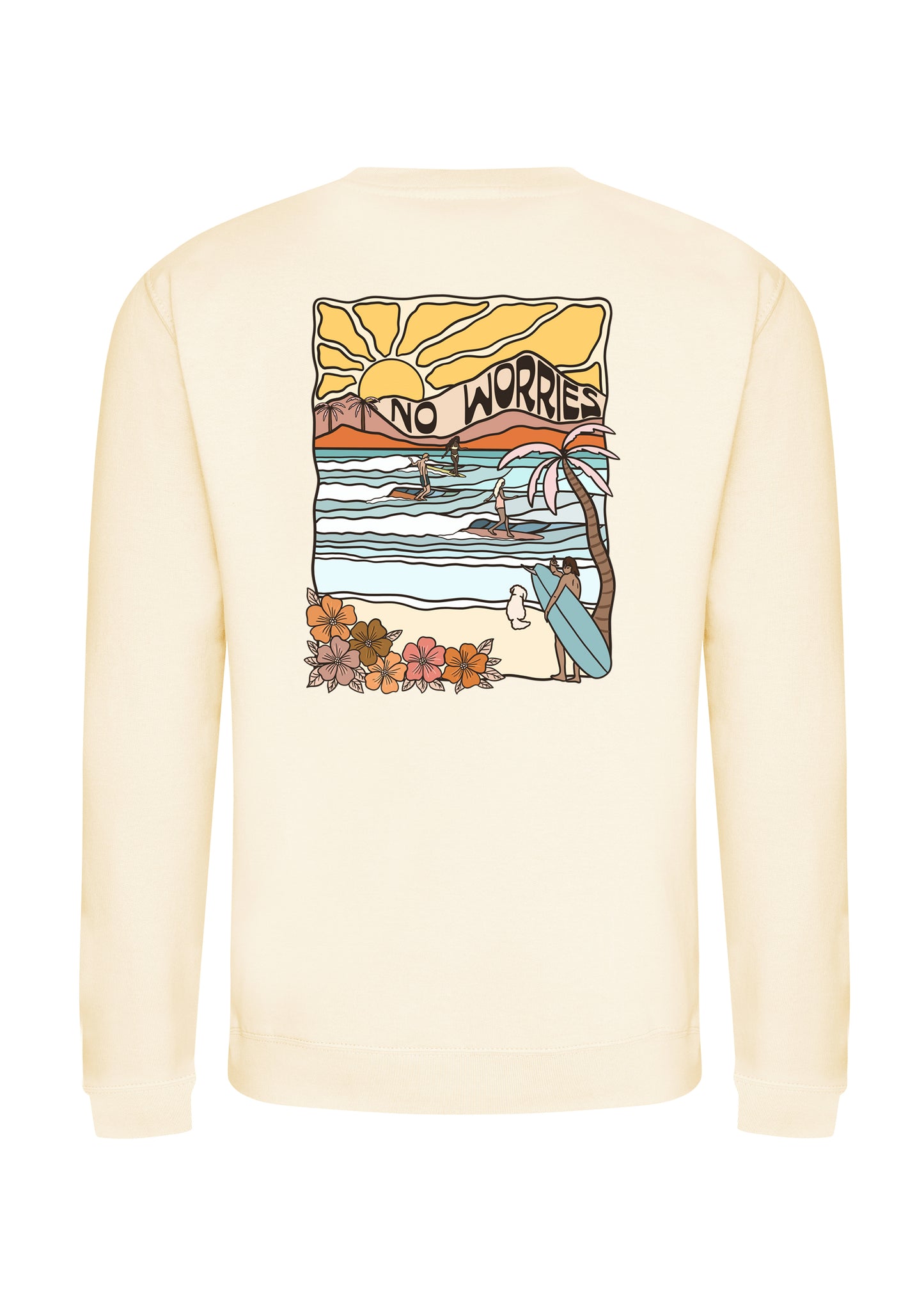 Adults Beach Surfers Sweatshirt