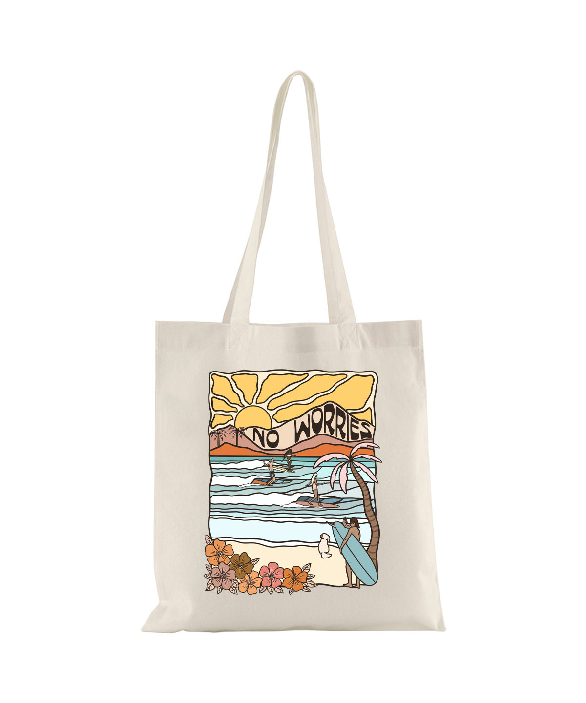 Beach Surfers Tote Bag