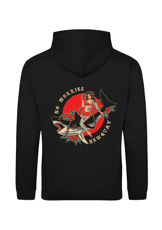 Adults Shark & Rose Hoodie