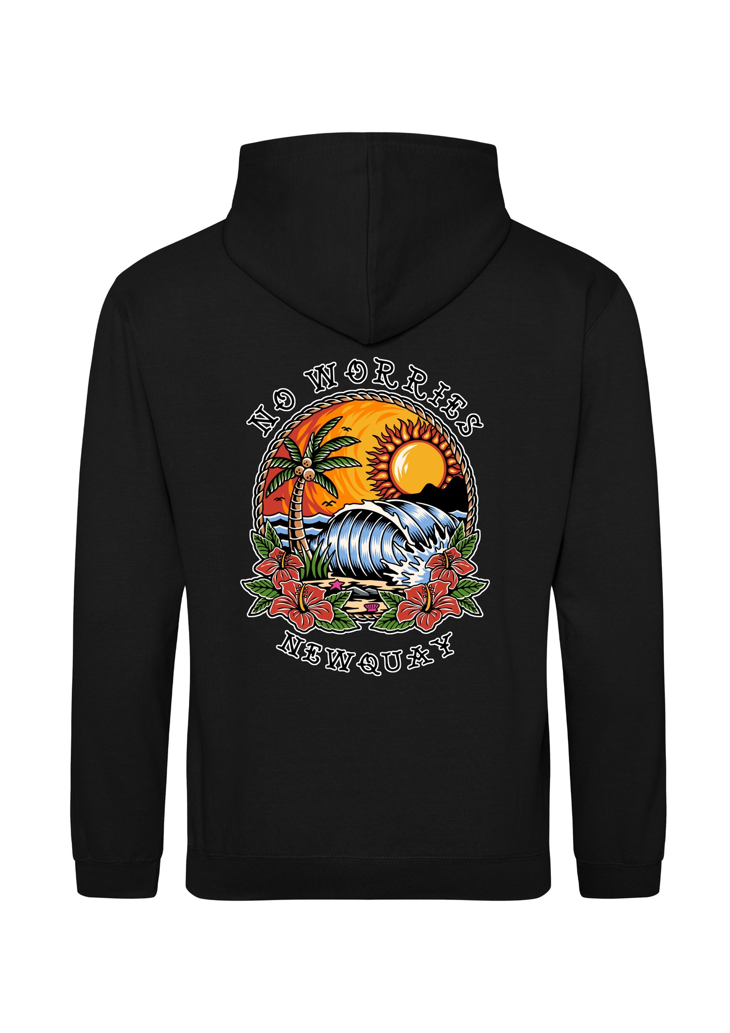 Adults Tattoo Beach Hoodie