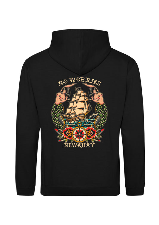 Adults Mermaid Ship Hoodie
