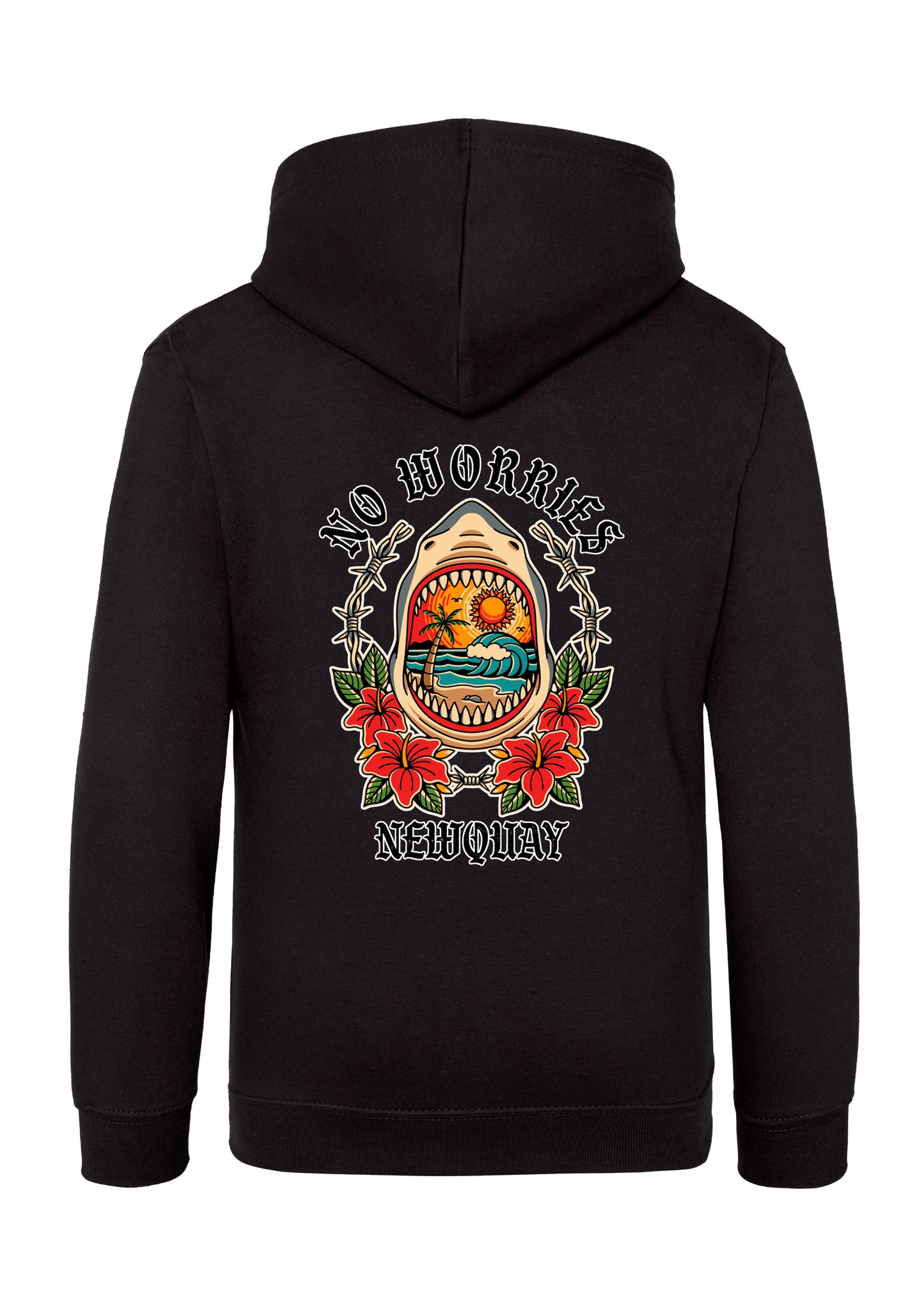 Kids Shark Tattoo Hoodie