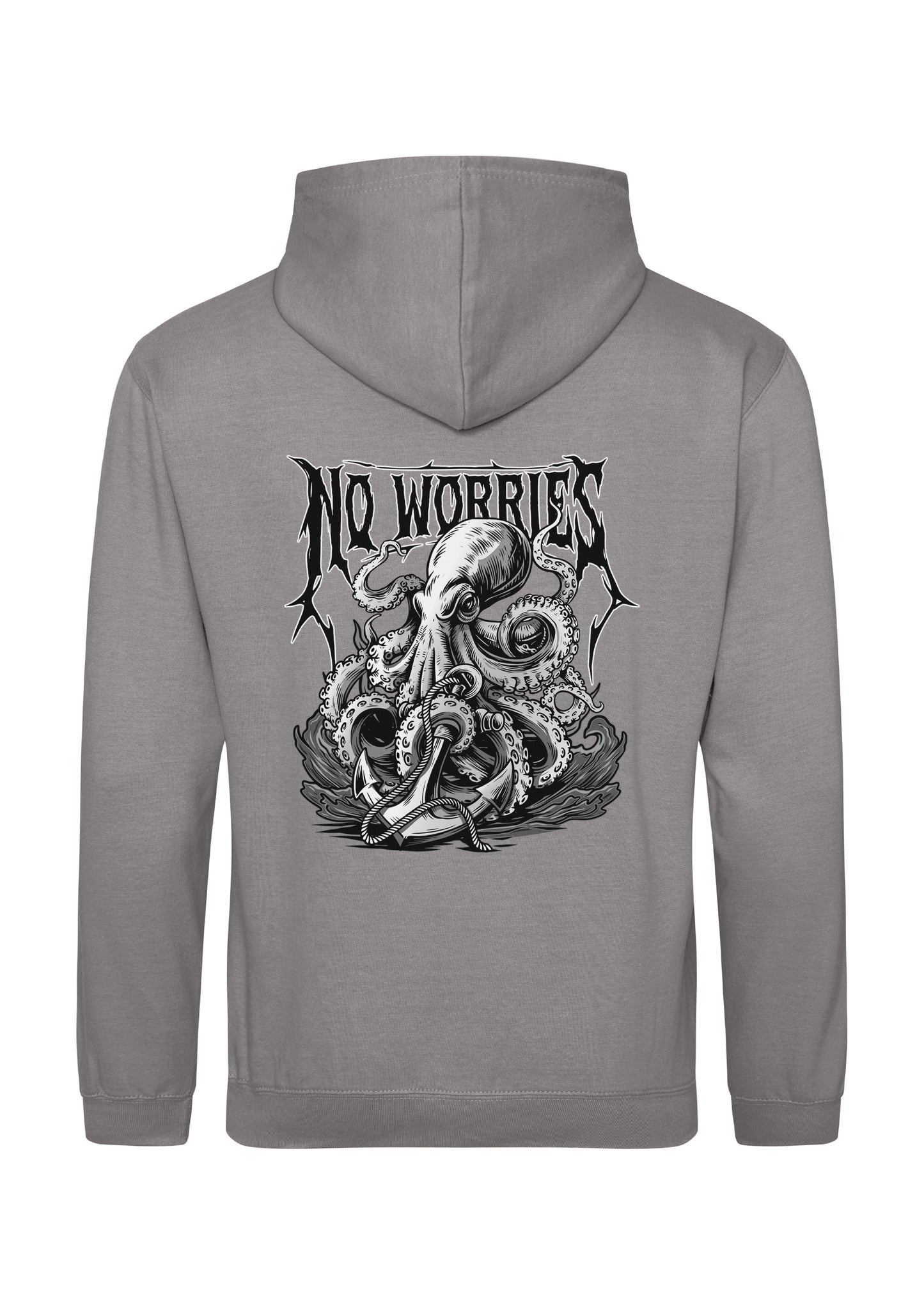 Adults Black Octopus Hoodie