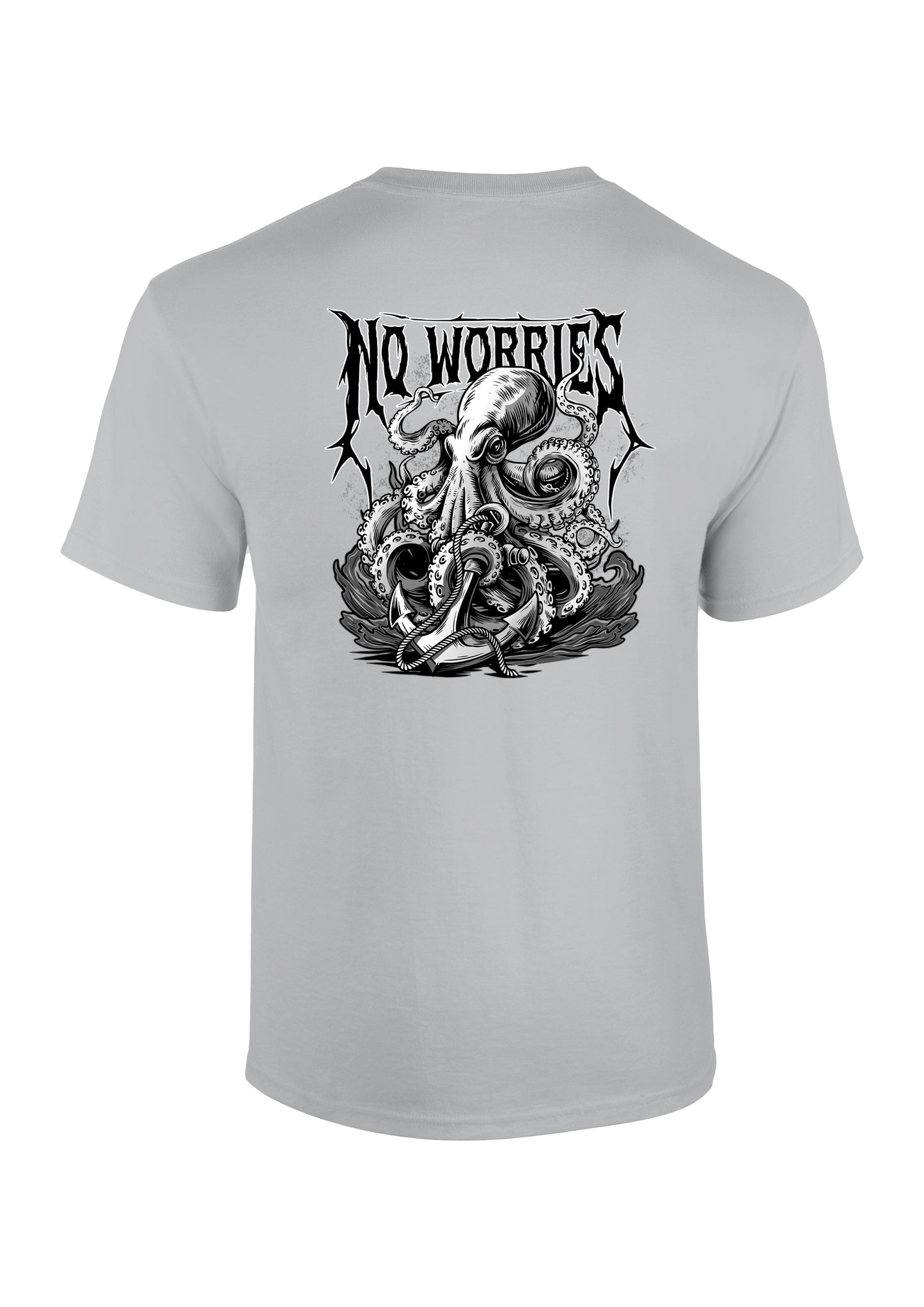 Adults Black Octopus T-Shirt