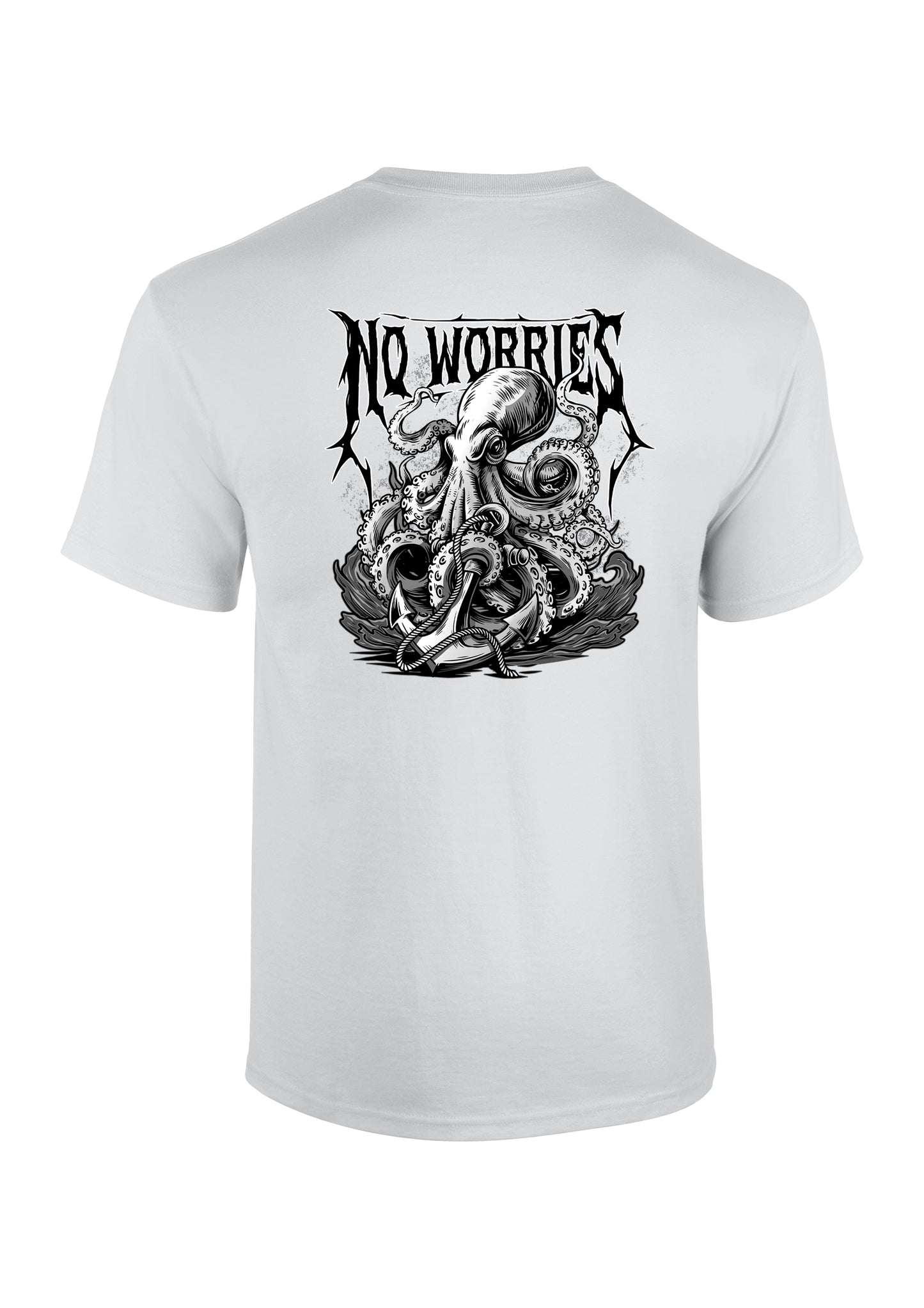 Adults Black Octopus T-Shirt