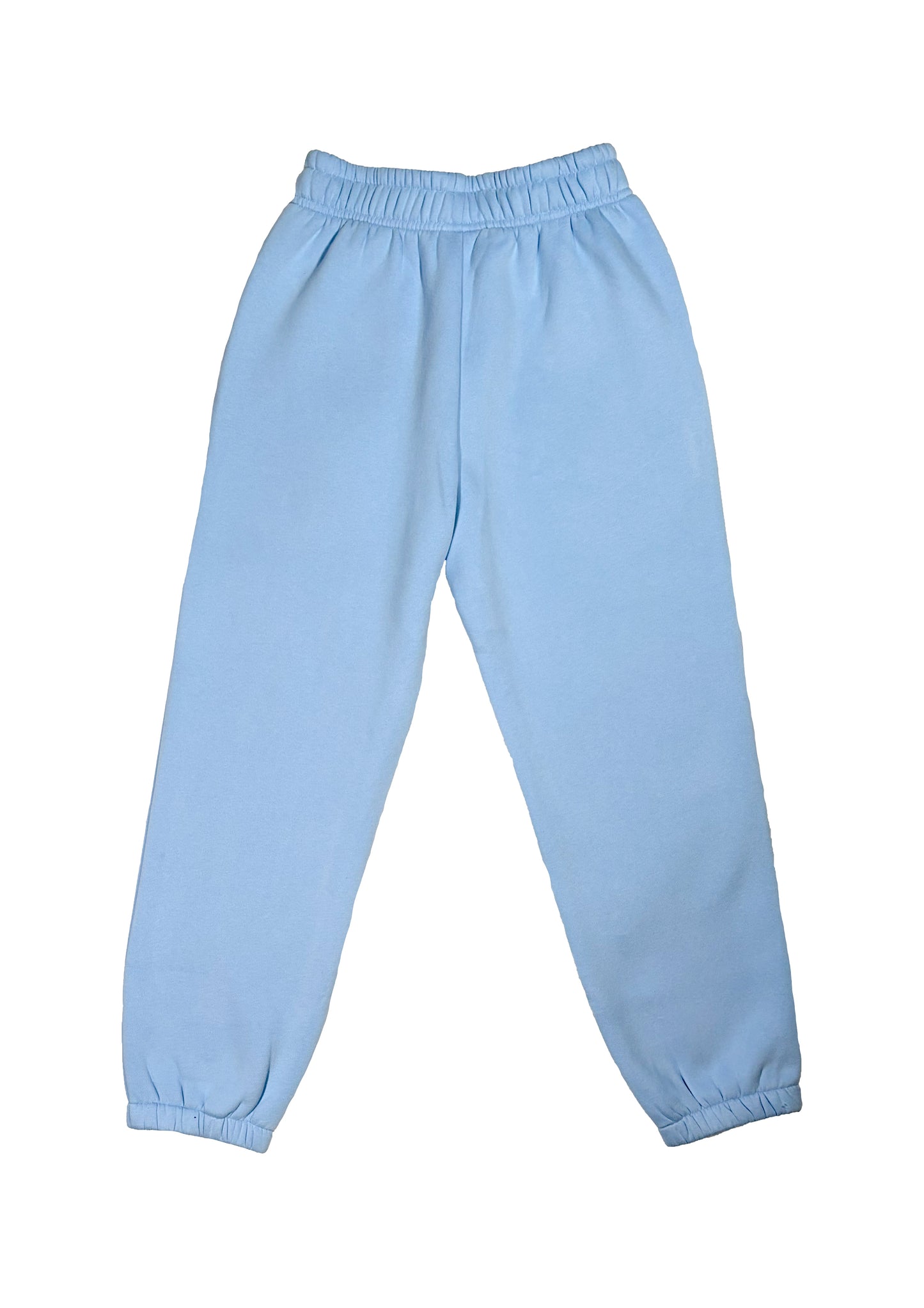 Adults Embroidered Sun Joggers-Sky Blue