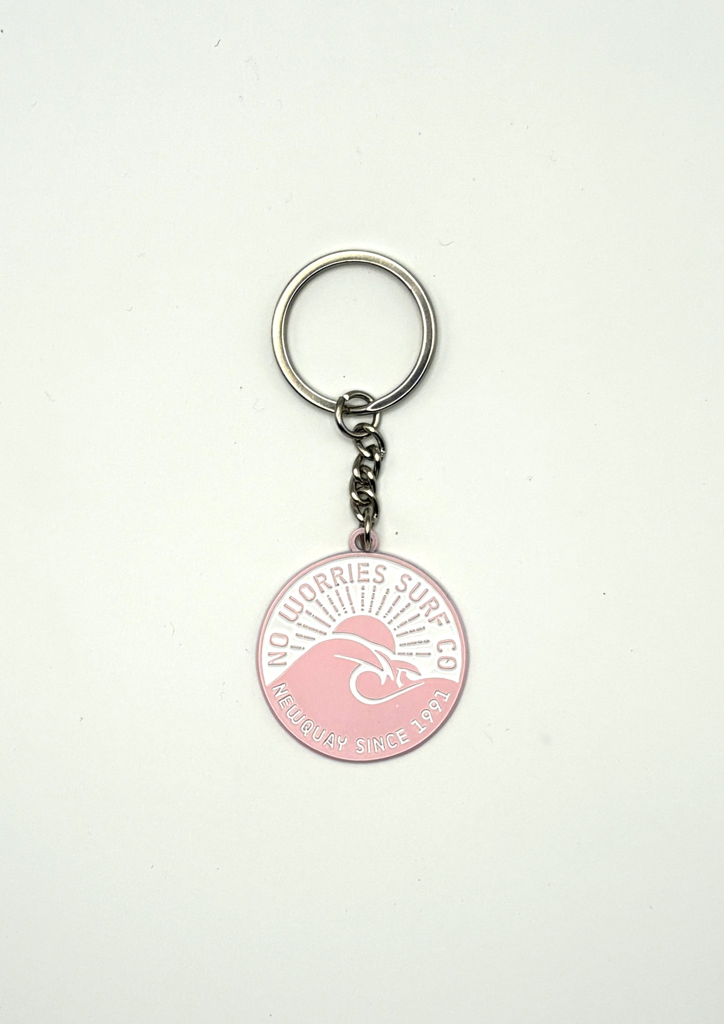 Wave Keyring-Baby Pink