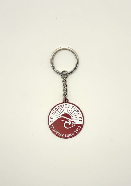 Wave Keyring-Burgundy