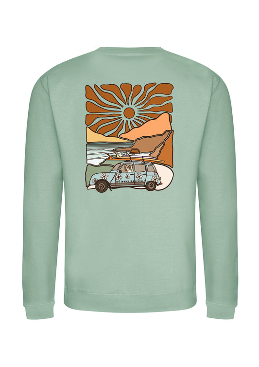 Adults Summer Cruisin' Sweatshirt