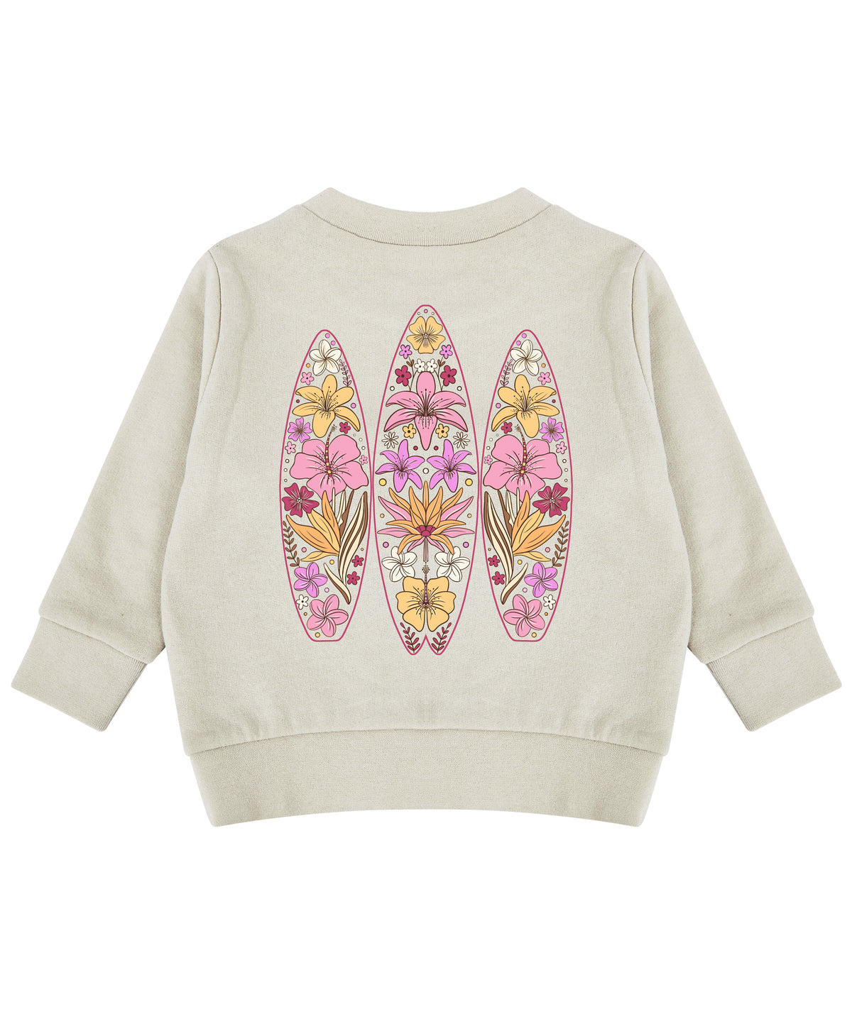 Toddler Floral Boards Sweatshirt