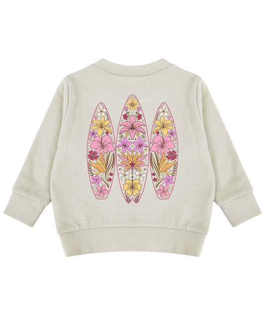 Toddler Floral Boards Sweatshirt