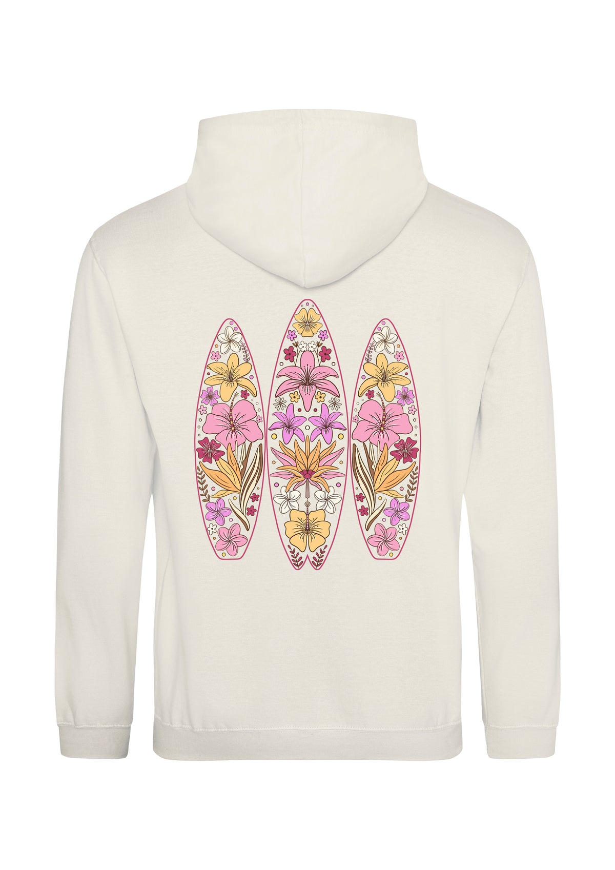 Adults Floral Boards Hoodie