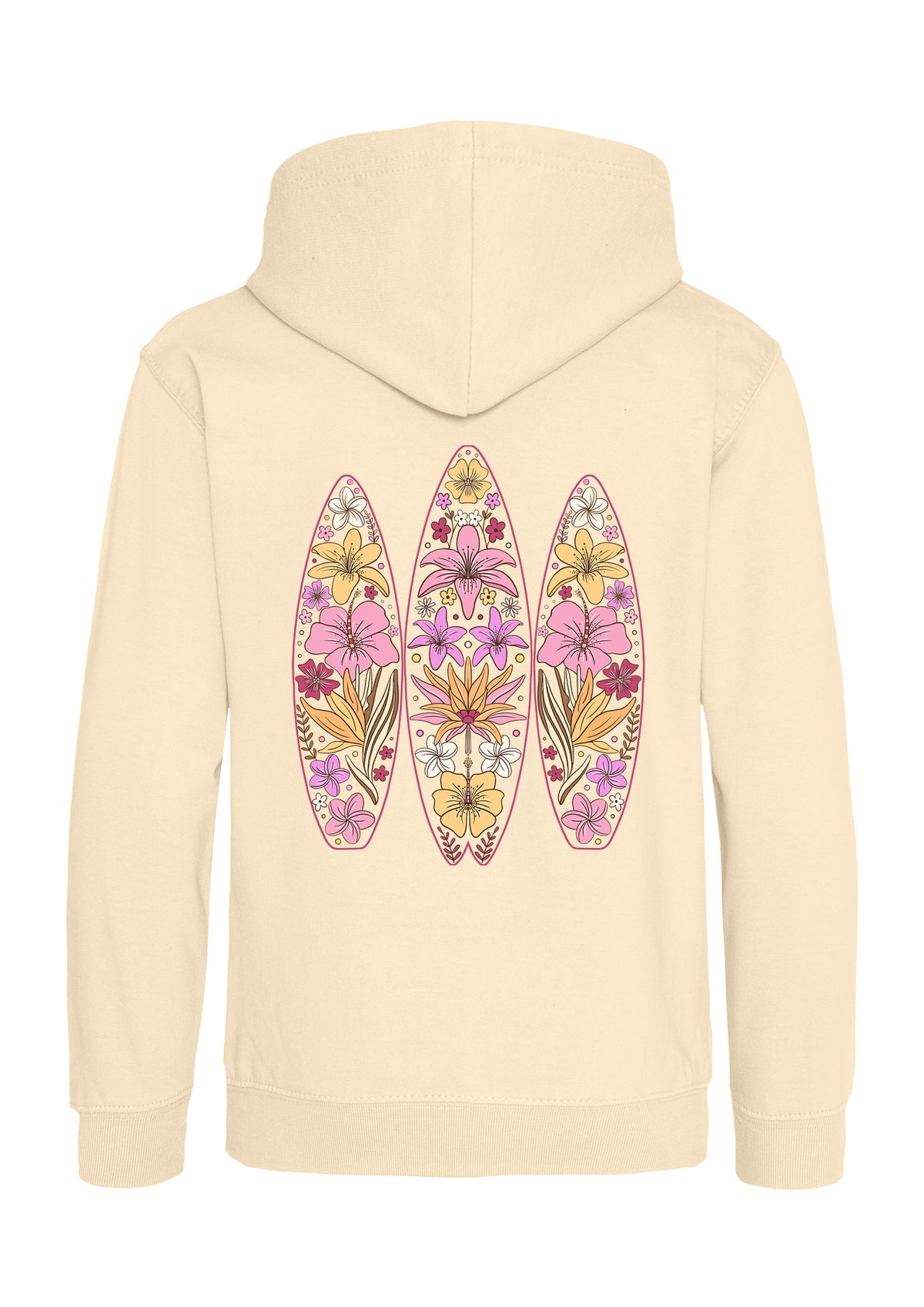 Kids Floral Boards Hoodie