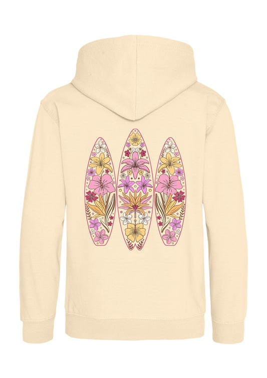 Kids Floral Boards Hoodie