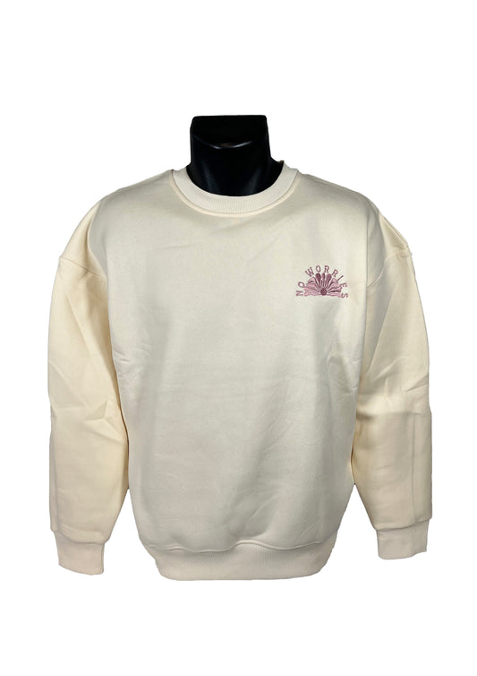 Adults Embroidered The Slow Lane Sweatshirt