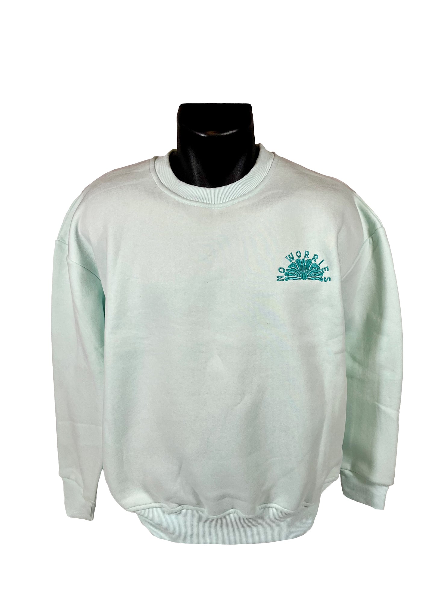 Adults Embroidered Island Bay Sweatshirt-Mint