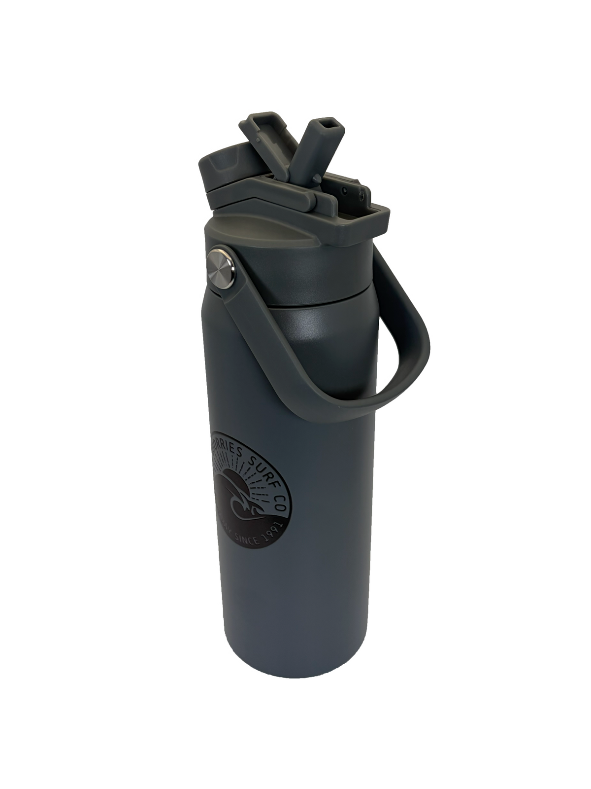 710ml Double Sip Insulated Wave Bottle-Grey