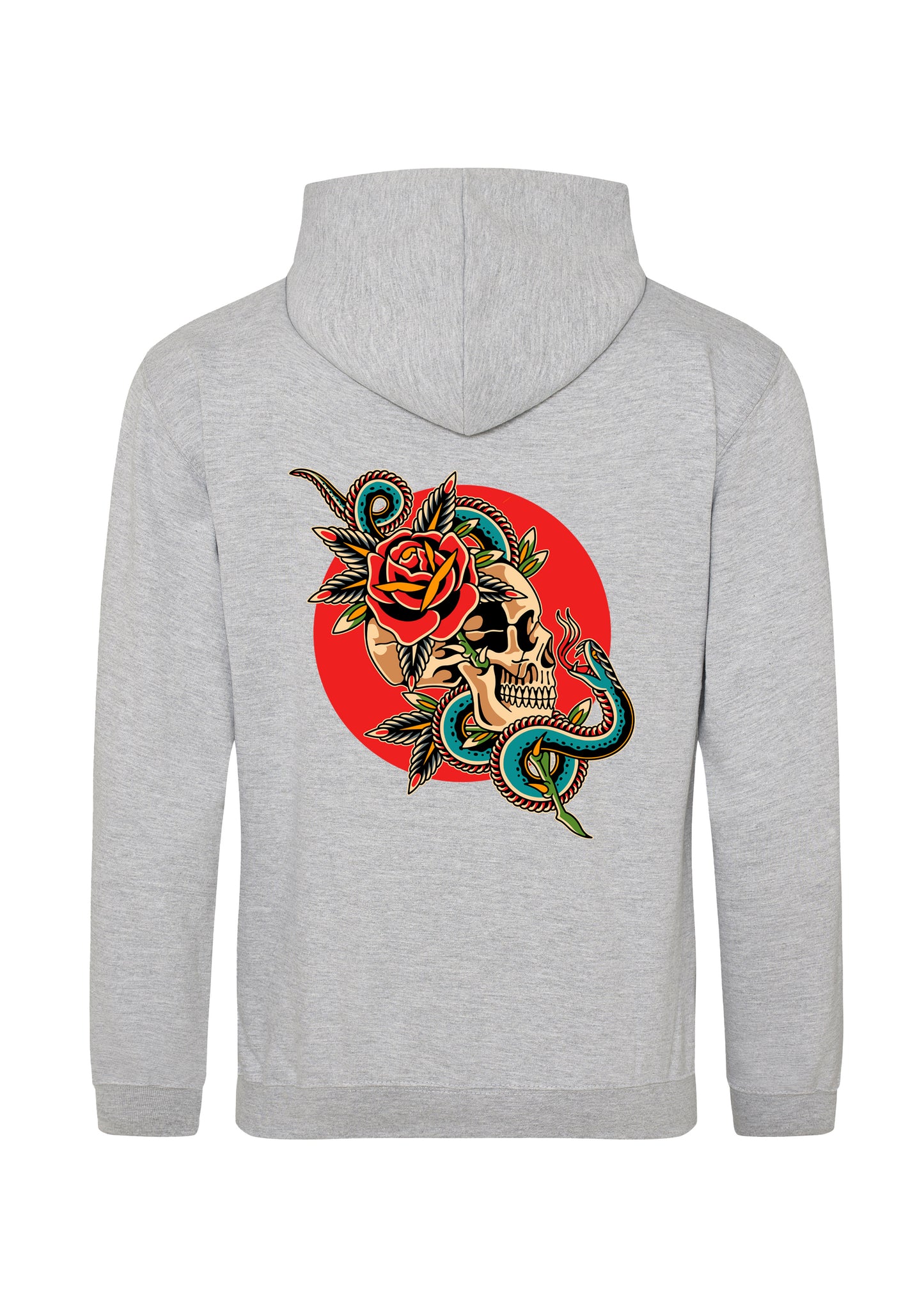 Adults Skull Rose Hoodie