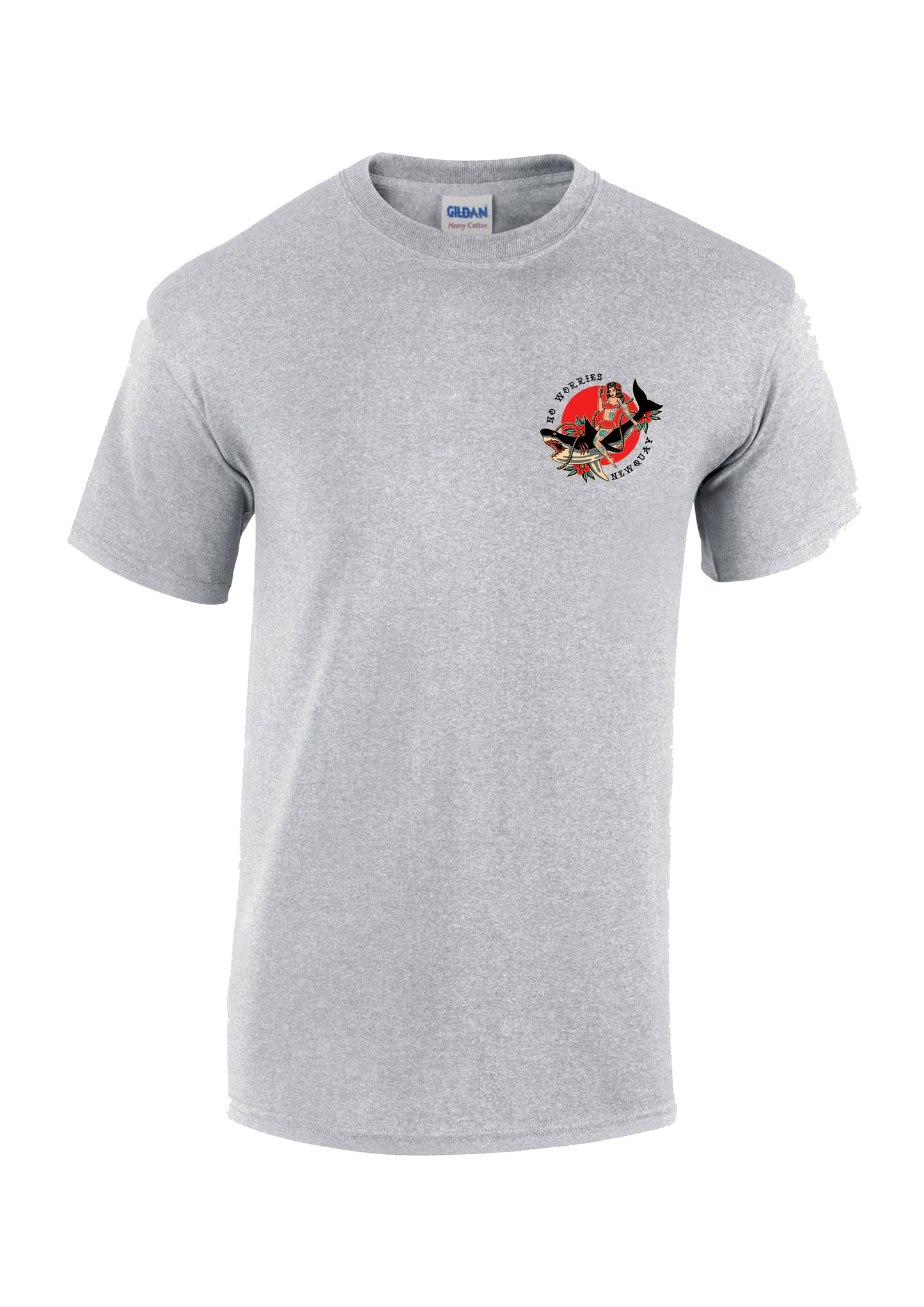 Adults Shark & Rose T-Shirt