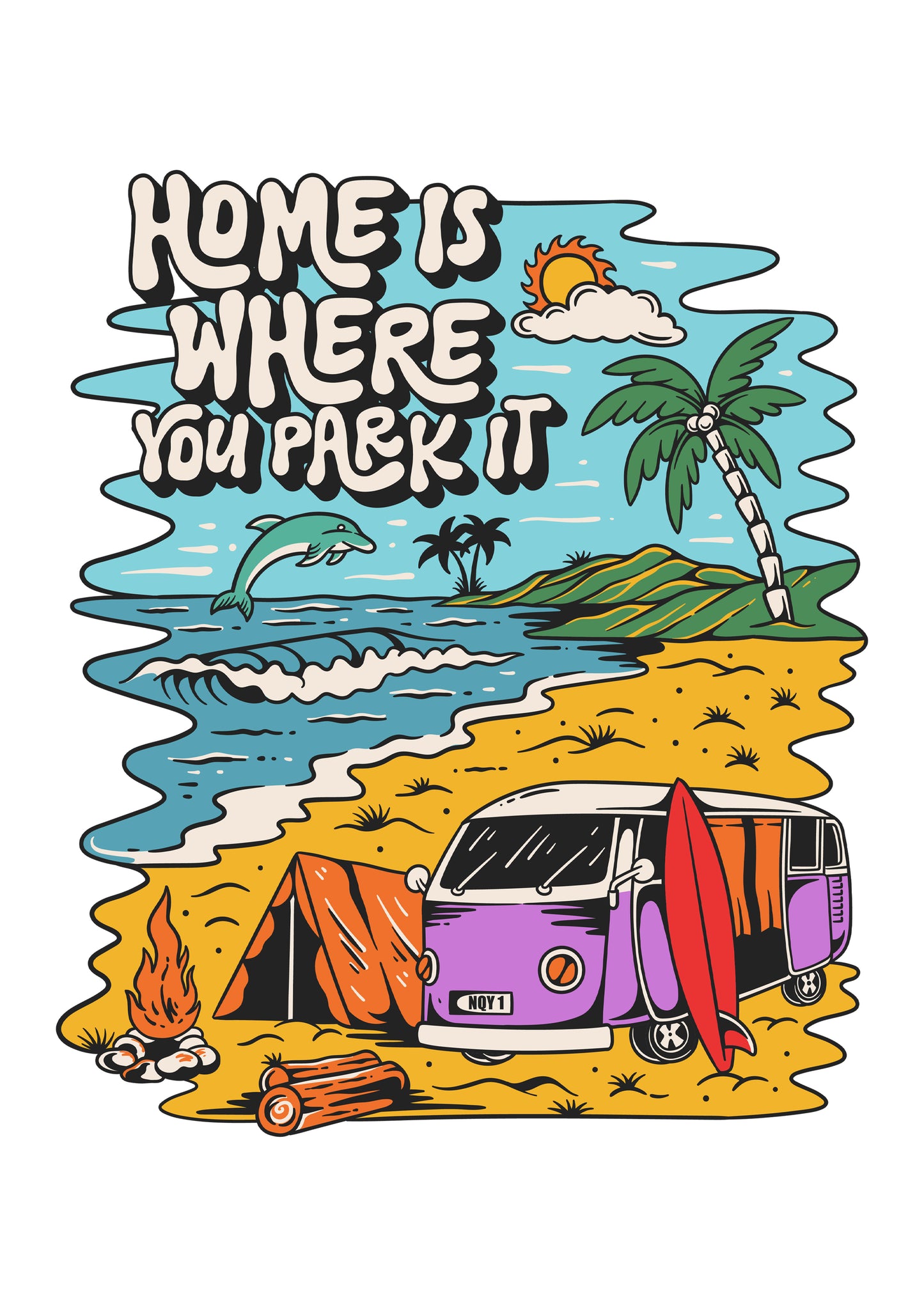 Kid Home Is Where You Park It Hoodie