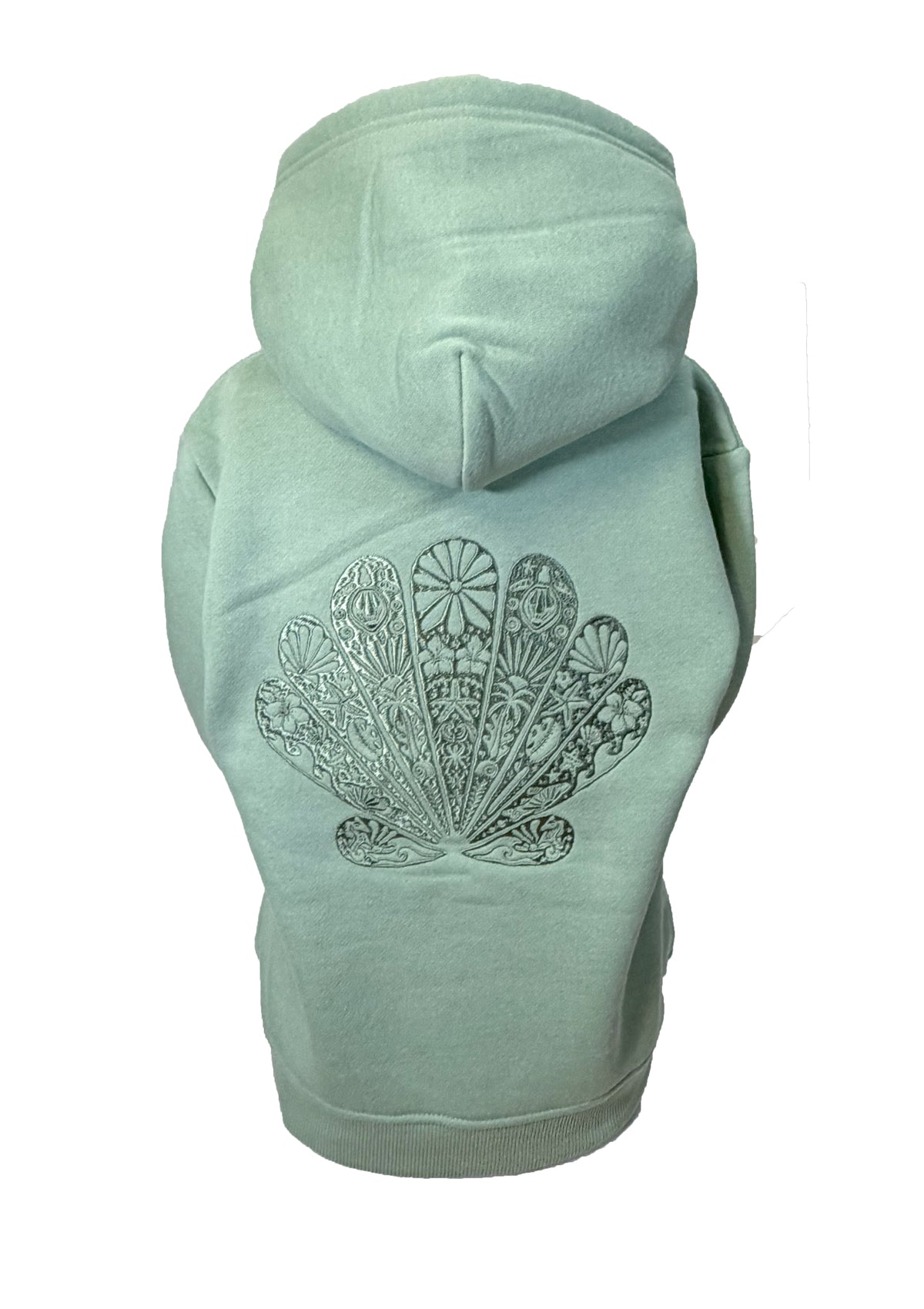 Kids Embroidered Clam Hoodie