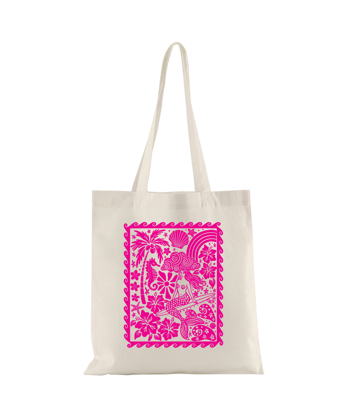 Mermaid Stamp Tote Bag