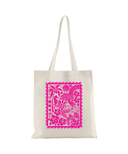 Mermaid Stamp Tote Bag