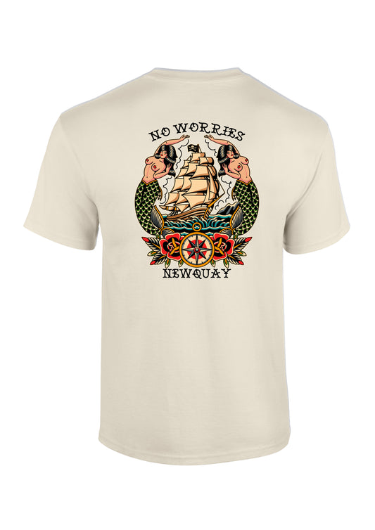 Adults Mermaid Ship T-Shirt