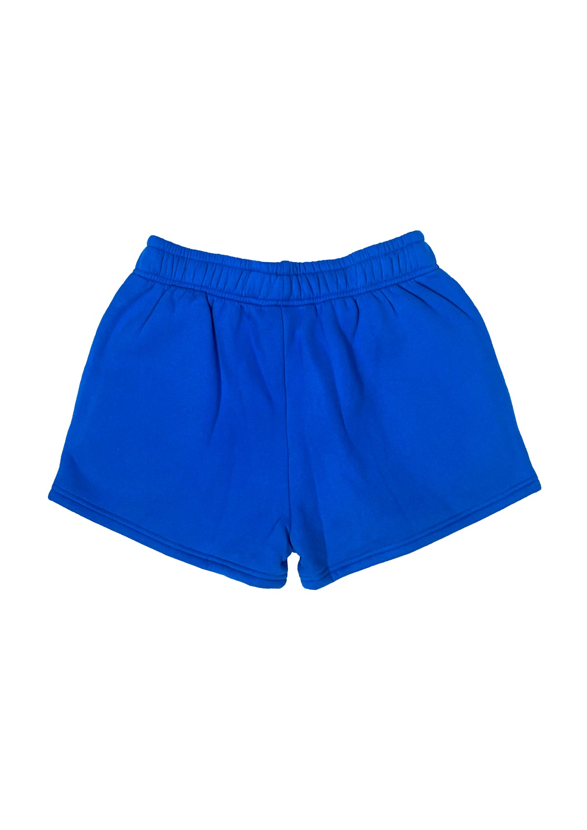 Adults Embroidered Coastline Shorts-Royal Blue