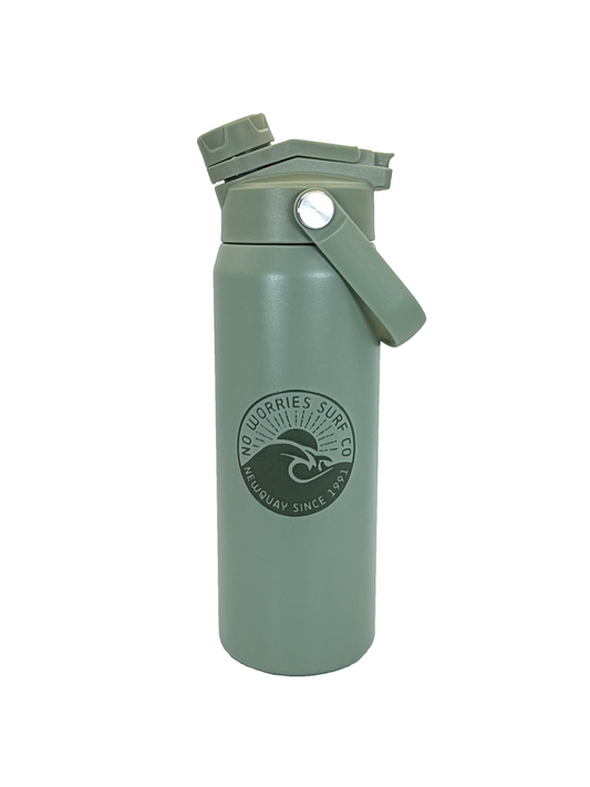 710ml Double Sip Insulated Wave Bottle-Sage