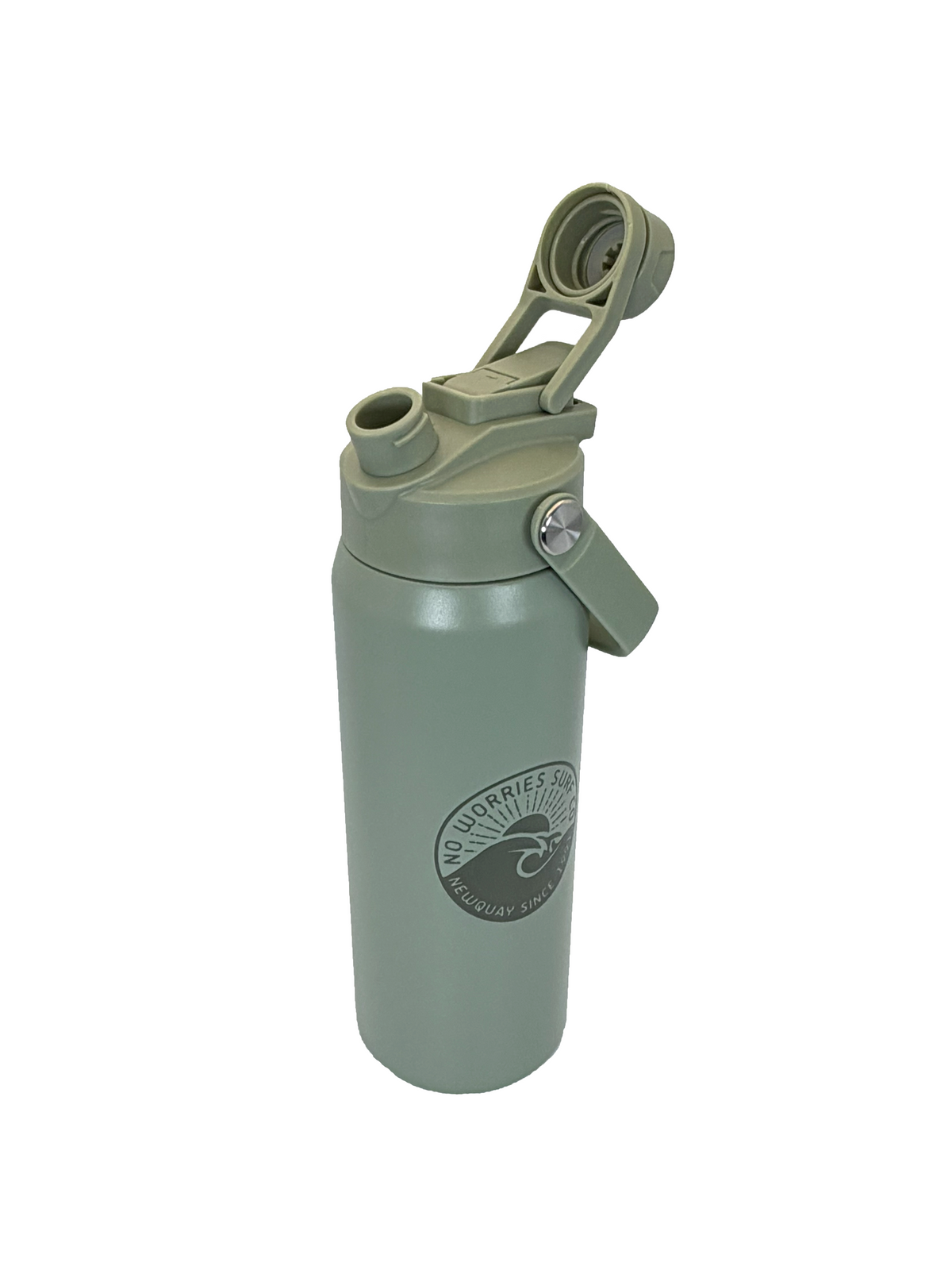 710ml Double Sip Insulated Wave Bottle-Sage