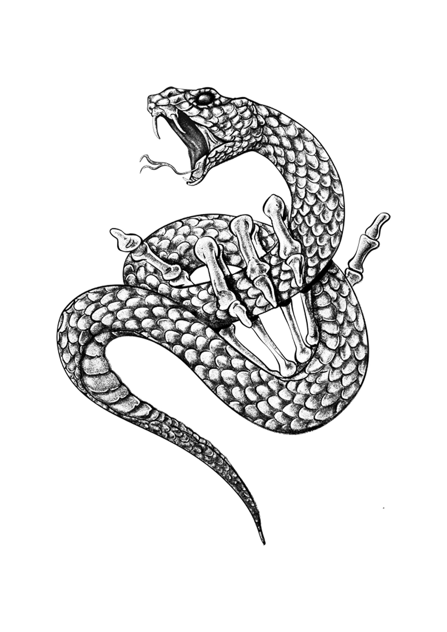 Adults Snake Hand T-Shirt