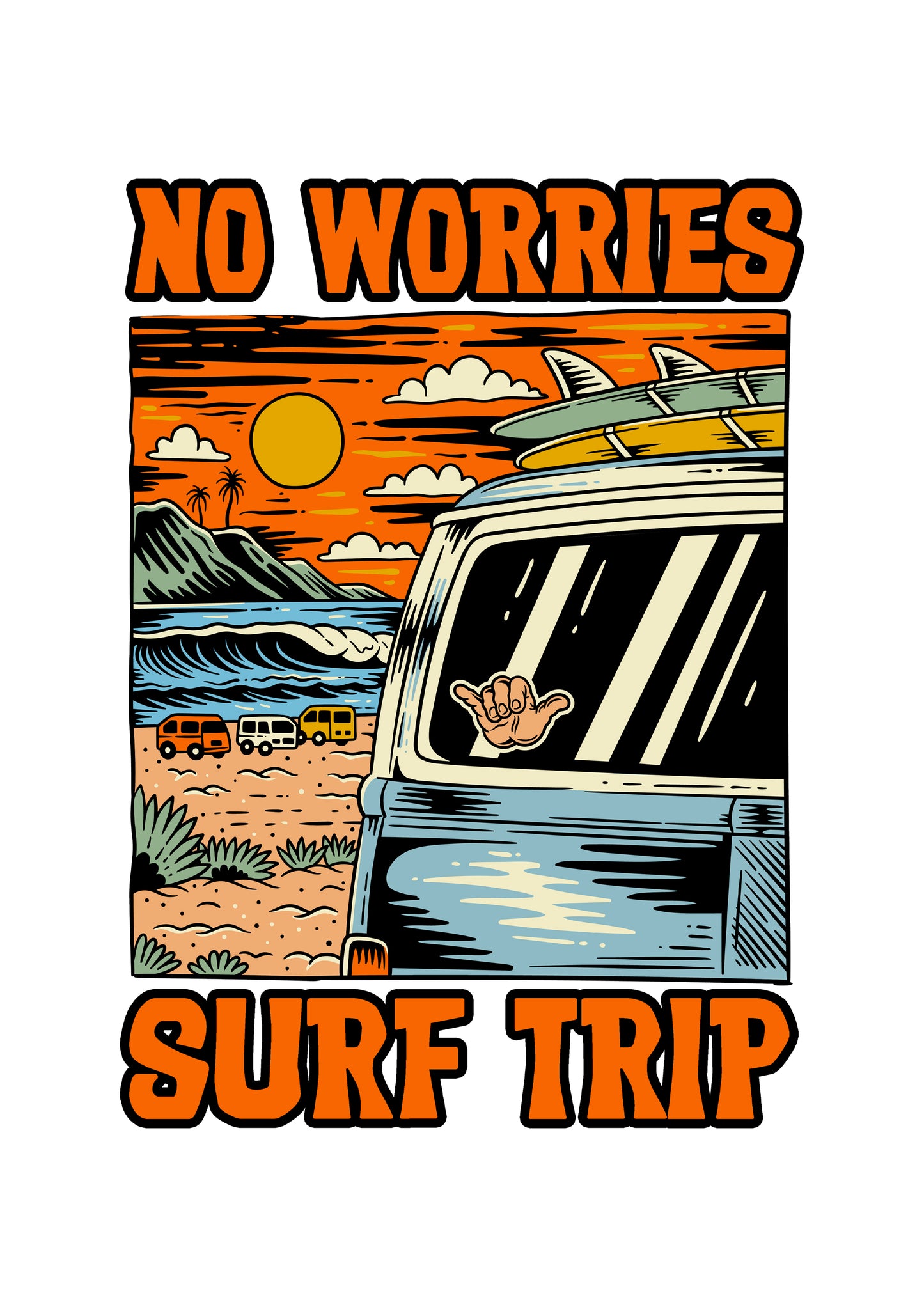 Adults Surf Trip T-Shirt