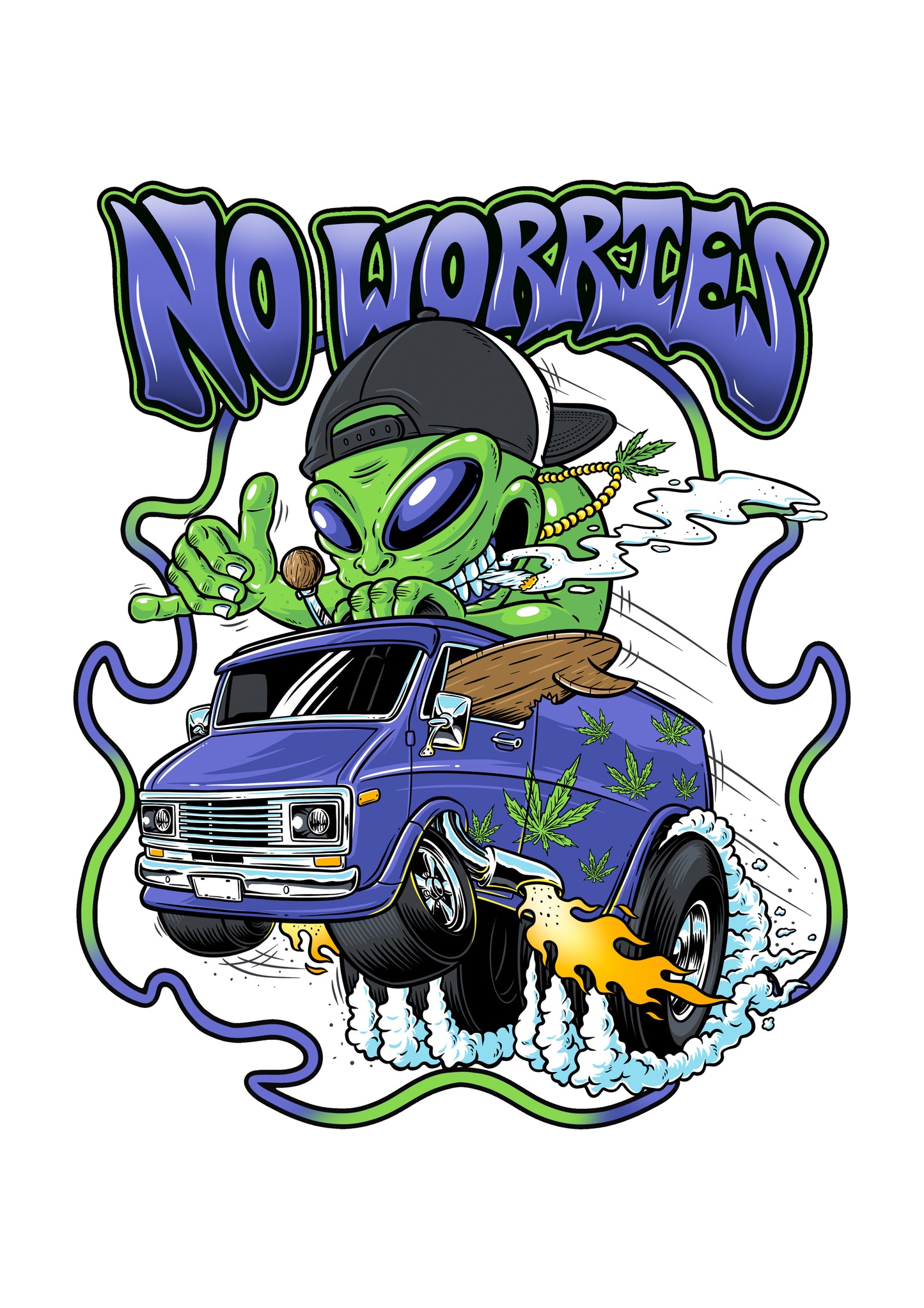 Adults Alien Van Hoodie