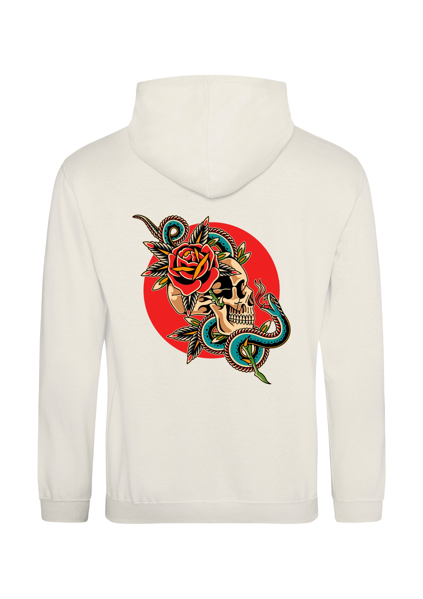 Adults Skull Rose Hoodie